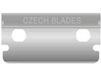 INDUSTRIAL single-edged blades – type 2, rounded corner